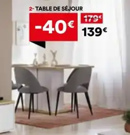 BUT Table de séjour offre