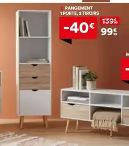 BUT Rangement 1 porte, 2 tiroirs offre