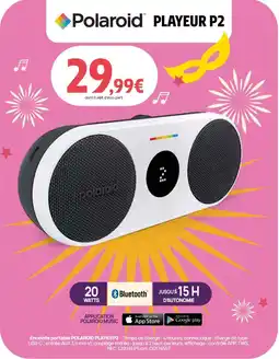 Darty Enceinte portable polaroid player p2 offre