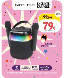 Darty Enceinte karaoké muse m530ka offre