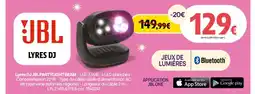 Darty Lyres dj jbl partylight beam offre