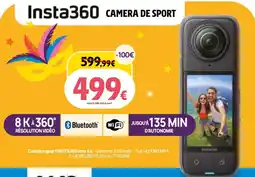 Darty Caméra sport insta360 one x4 offre