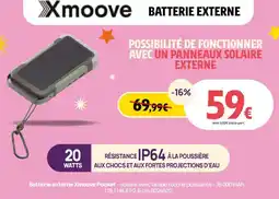 Darty Batterie externe xmoove pocket offre