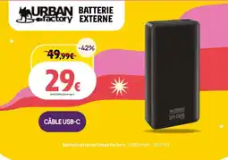 Darty Batterie externe urban factory offre