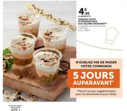 Utile Verrines truite et fromage frais aux legumes croquants offre