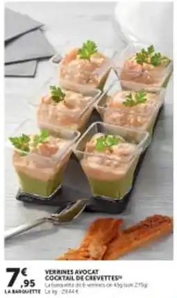 Utile Verrines avocat cocktail de crevettes offre