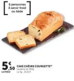 Utile Cake chevre courgette offre