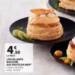 Utile L'excellente bouchee aux fruits de mer offre