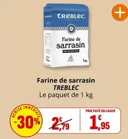 Coccinelle Express Farine de sarrasin treblec offre