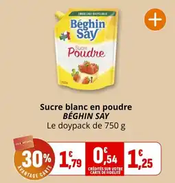 Coccinelle Express Sucre blanc en poudre béghin say offre