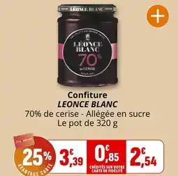 Coccinelle Express Confiture leonce blanc offre