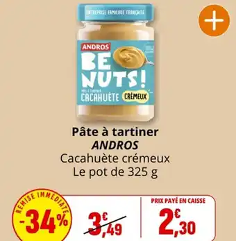 Pâte à tartiner andros