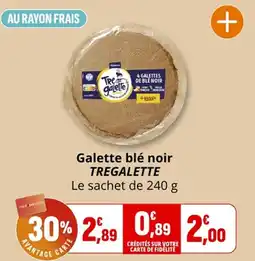 Coccinelle Express Galette blé noir tregalette offre