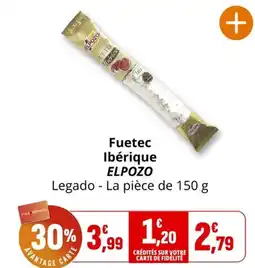 Coccinelle Express Fuetec ibérique elpozo offre