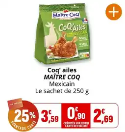 Coccinelle Express Coq' ailes maître coq offre