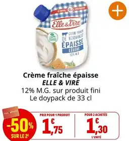 Coccinelle Express Crème fraîche épaisse elle & vire offre