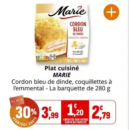 Coccinelle Express Plat cuisiné marie offre