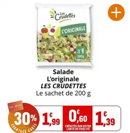 Coccinelle Express Salade l'originale les crudettes offre