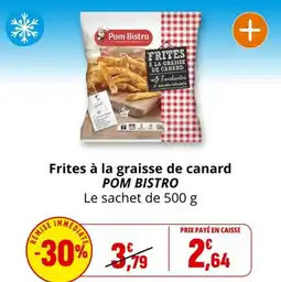 Coccinelle Express Frites à la graisse de canard pom bistro offre