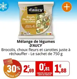 Coccinelle Express Mélange de légumes d'aucy offre