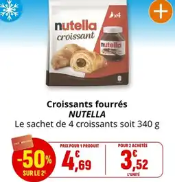Coccinelle Express Croissants fourrés nutella offre