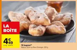 Carrefour 10 bugnes offre