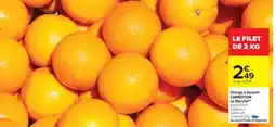 Carrefour Market Orange à dessert offre