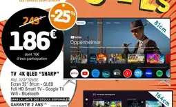 E.Leclerc TV 4K QLED SHARP offre