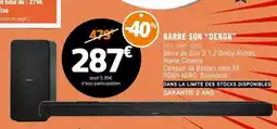 E.Leclerc BARRE SON “DENON” offre