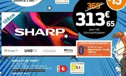 E.Leclerc GOOGLE TV LED SHARP offre