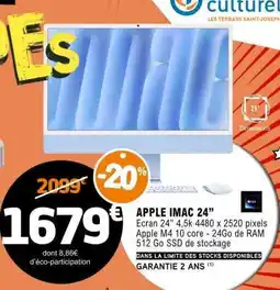 E.Leclerc APPLE IMAC 24” offre