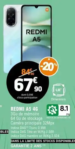 E.Leclerc REDMI A5 4G offre
