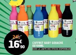 E.Leclerc COFFRET BABY GOUACHE 8X100ML offre