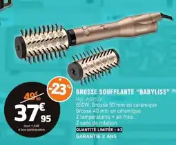 E.Leclerc Brosse soufflante BaByliss offre
