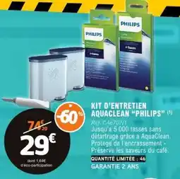 E.Leclerc KIT D’ENTRETIEN AQUACLEAN “PHILIPS” offre