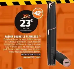 E.Leclerc RASOIR SOURCILS FLAWLESS offre