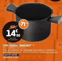 E.Leclerc CUVE COOKEO “MOULINEX” offre