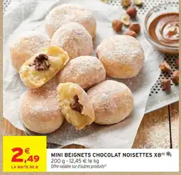 Intermarché Mini beignets chocolat noisettes offre
