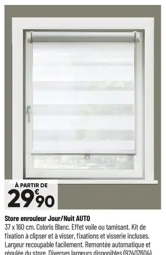 Store enrouleur jour/nuit AUTO