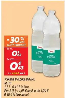 Netto Netto vinaigre d'alcool cristal offre