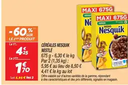 Netto Nestlé céréales nesquik offre