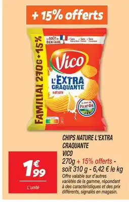 Netto Vico chips nature l'extra craquante offre