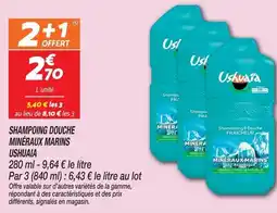 Netto Ushuaia shampoing douche minéraux marins offre