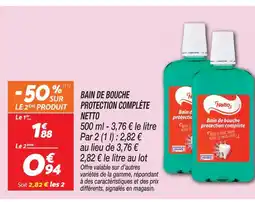 Netto Netto bain de bouche protection complète offre