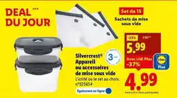 Lidl Silvercrest - appareil ou accessoires de mise sous vide offre