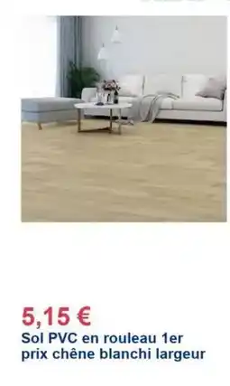 Décor Discount Chêne - sol pvc en rouleau 1er prix blanchi largeur offre