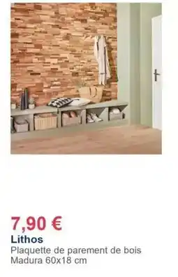 Décor Discount Plaquette de parement de bois madura 60x18 cm offre