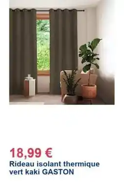 Décor Discount Rideau isolant thermique vert offre