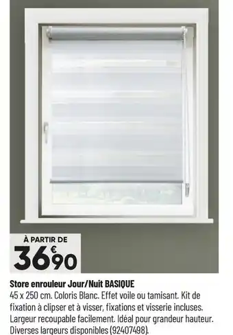 Bricorama Store enrouleur jour/nuit basique offre