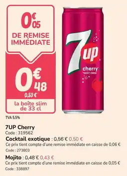 Promocash 7up cherry offre